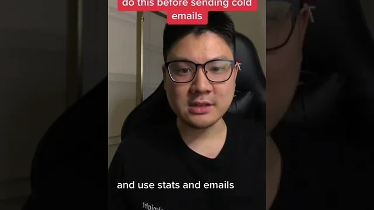 Do this before sending cold emails to clients