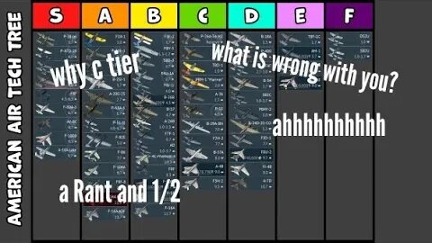 tier list reviews but I'm ranting