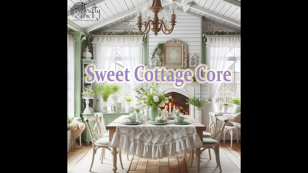 Sweet Cottage Core Home Decor.