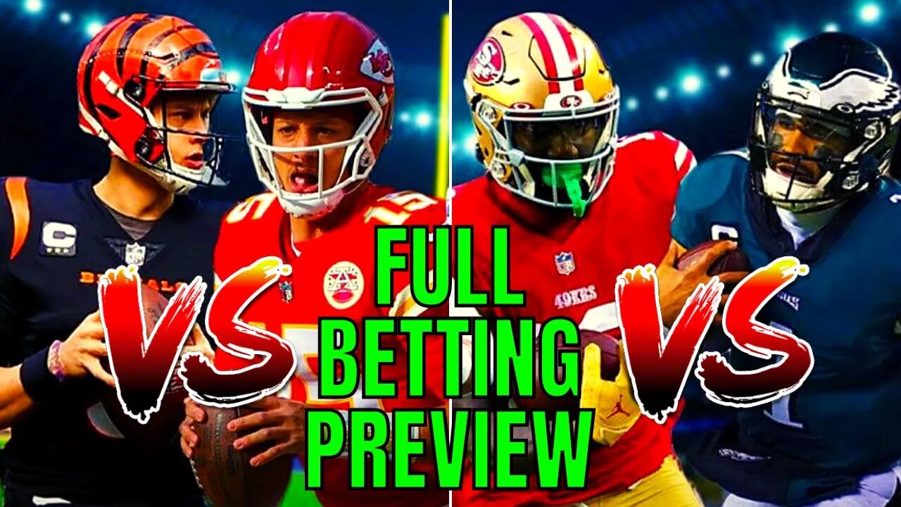 NFC And AFC Championship PREVIEW | Full Betting Breakdown For NFL Playoffs