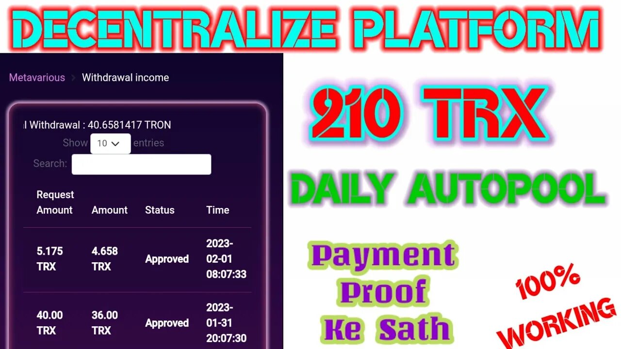 metavarious.live decentralized | smart connect | multi-leve marketing | daily auto pool |