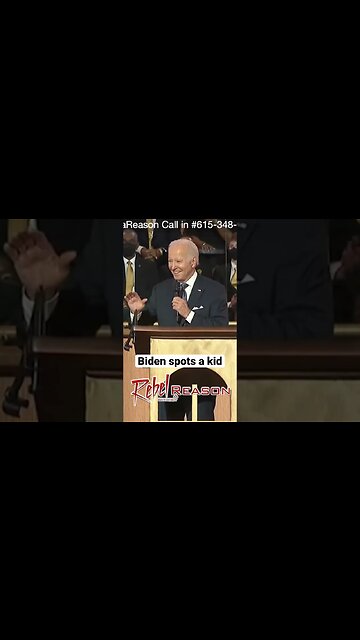 Biden spots a kid