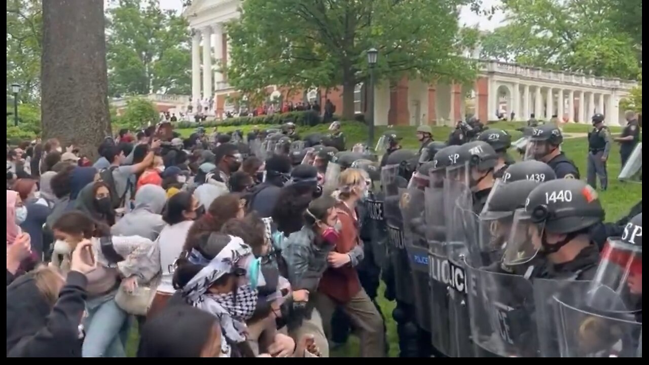 Police Have Had ENOUGH of Pro Hamas Protestors At UVA