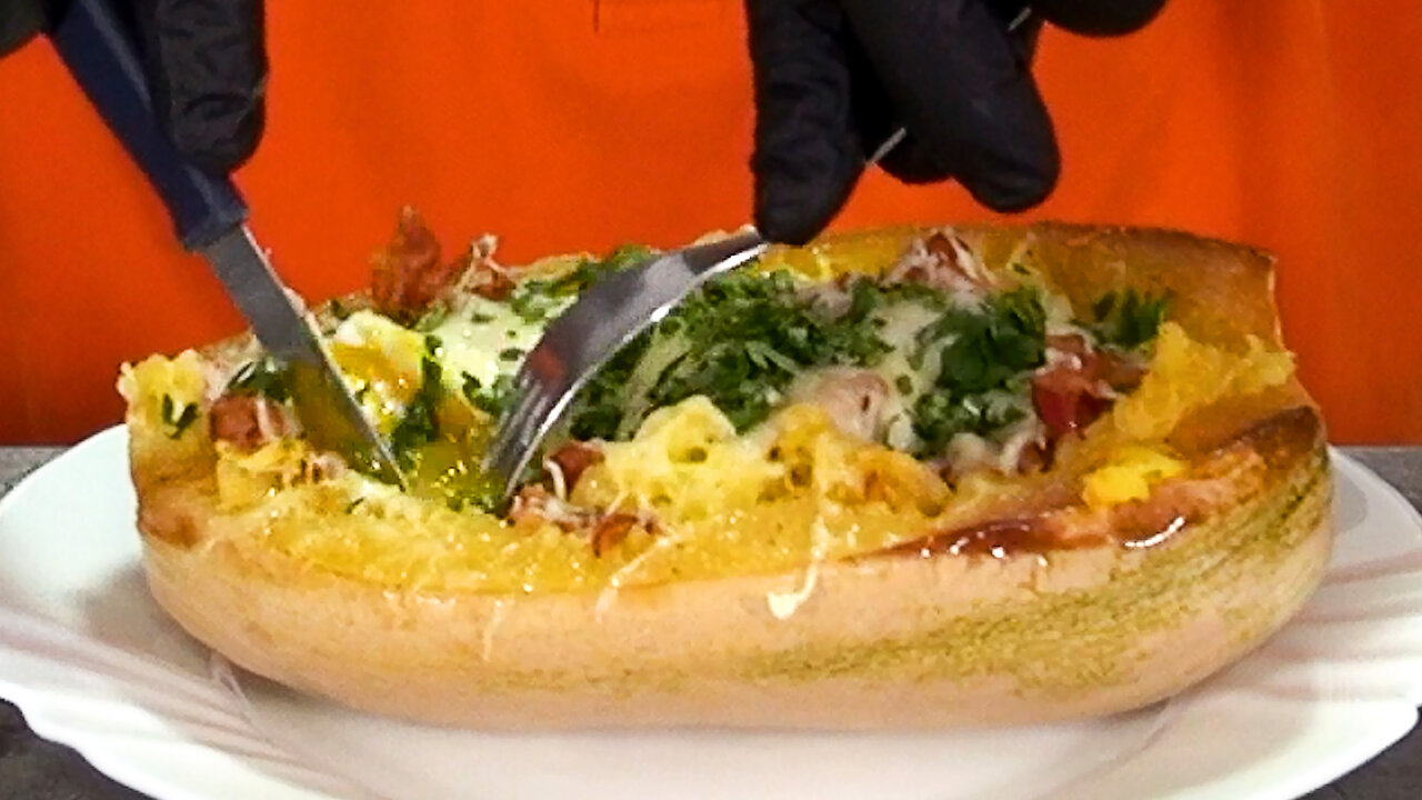 How to bake Spaghetti Squash with Bacon and eggs