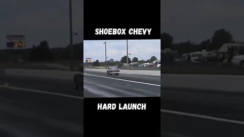 Vintage Shoebox Chevy Hard Launch! #shorts