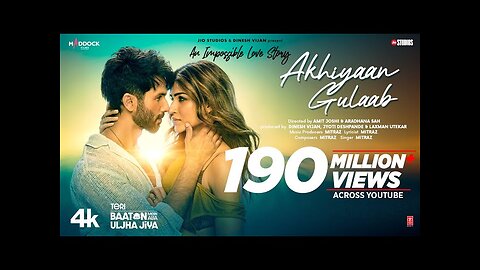 Akhiyaan Gulaab 8k video (Song): Shahid Kapoor, Kriti Sanon |Mitraz|