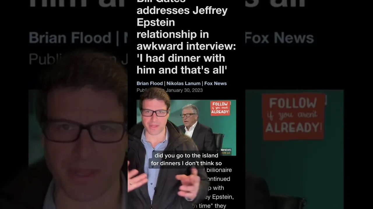 Bill Gates Addresses Jeffrey Epstein Relationship!