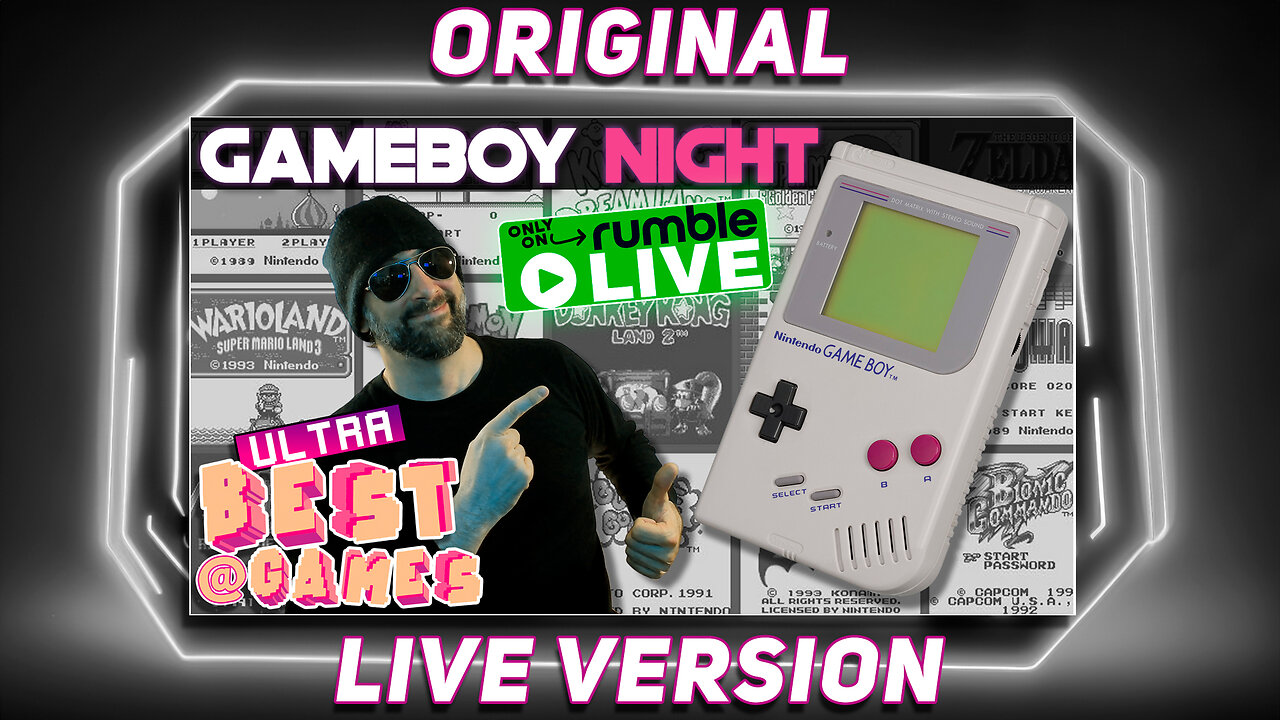 Game Boy Night | ULTRA BEST AT GAMES (Original Live Version)