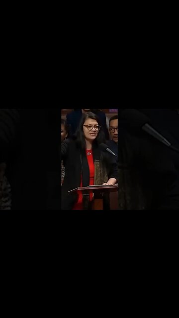 Rashida Talib - an alleged adult, gets emotional and hysterical on the House floor - tears flow.