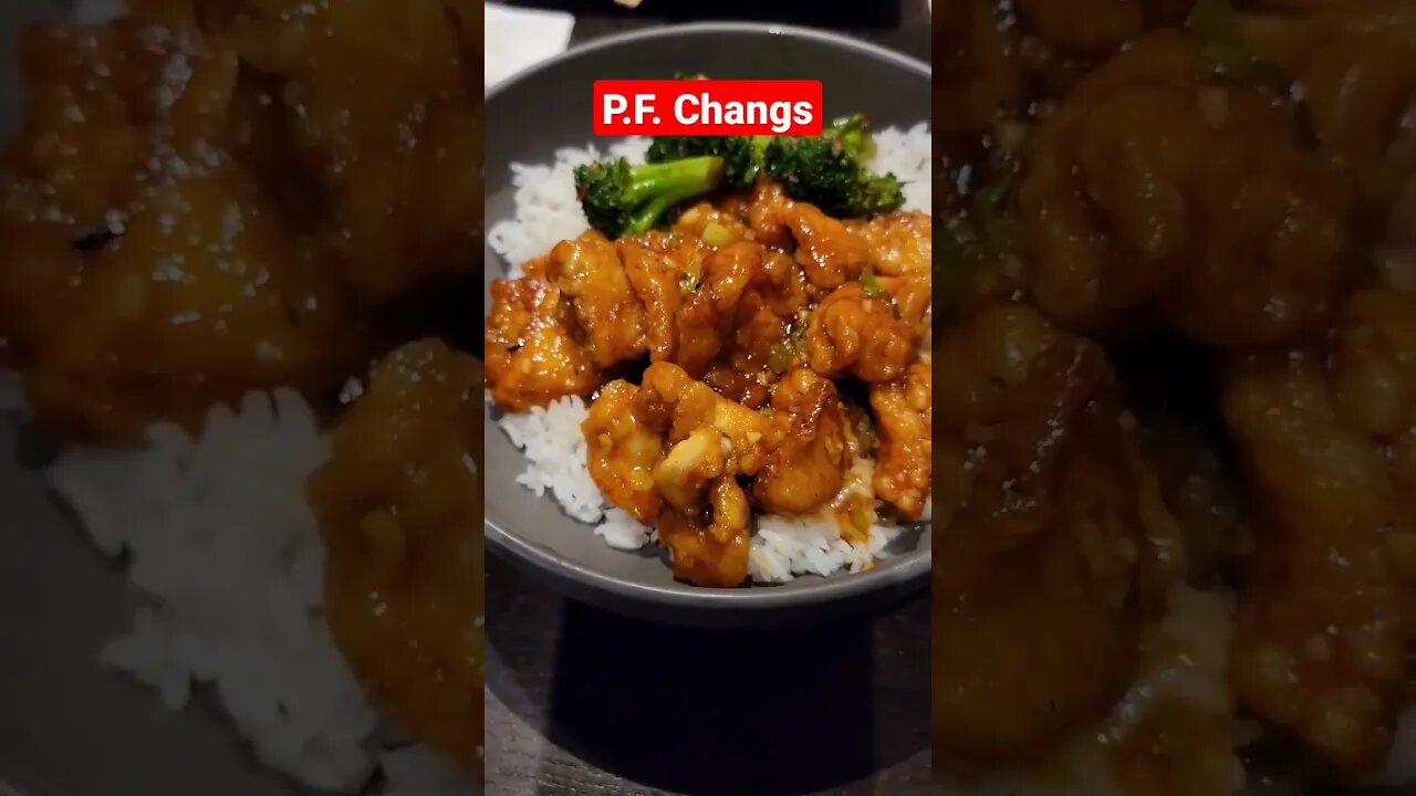 P.F. Changs Spicy Chicken 🐔 🌶🔥🥵🍚 #spicy #chicken #rice #pfchangs
