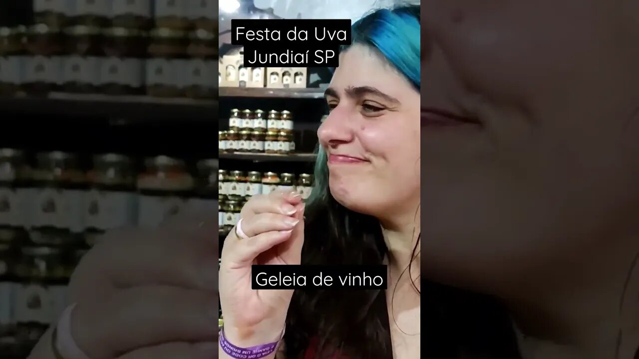 Gelėia de vinho Festa da Uva Jundiaí #shorts #viral