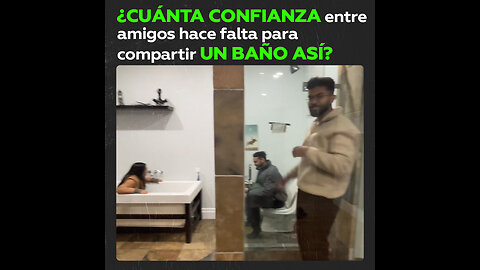 Alquilan un Airbnb y ahí les espera un cuarto de baño con el diseño más absurdo