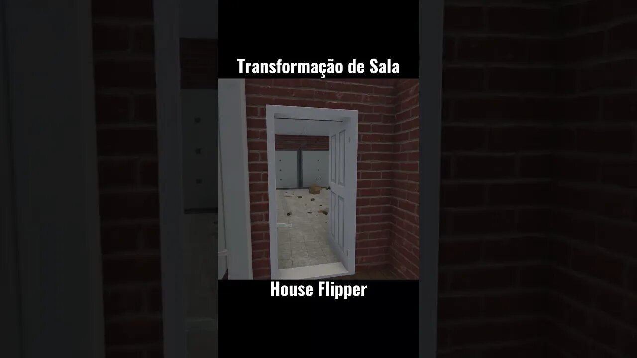 Transformei minha garagem em uma sala de jogos no House Flipper #gameplay #houseflipper