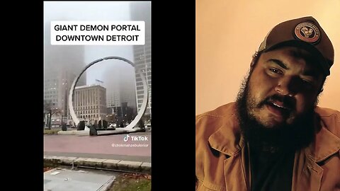 Monumento estranho aparece em Detroit, Abertura de portais?