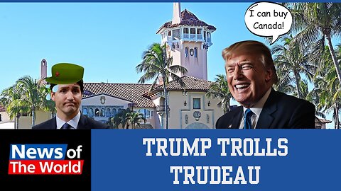 Trump Trolls Trudeau About Canada Becoming 51st State