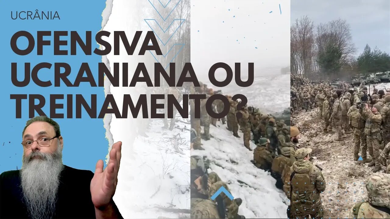 SURGEM VÍDEOS de ENORMES AGRUPAMENTOS UCRANIANOS supostamente PREPARANDO CONTRA-OFENSIVA em KREMINNA