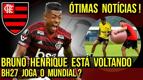 ÓTIMAS NOTÍCIAS! BRUNO HENRIQUE EVOLUINDO NOS TREINOS DO FLAMENGO SERÁ QUE JOGA O MUNDIAL - É TRETA