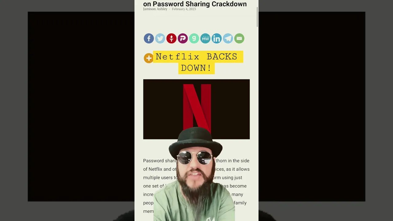 Netflix Backs DOWN After Backlash From New Password Sharing Rule #shorts #netflix