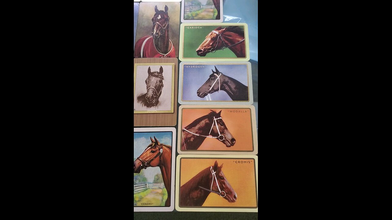 horse racing playing card individuals