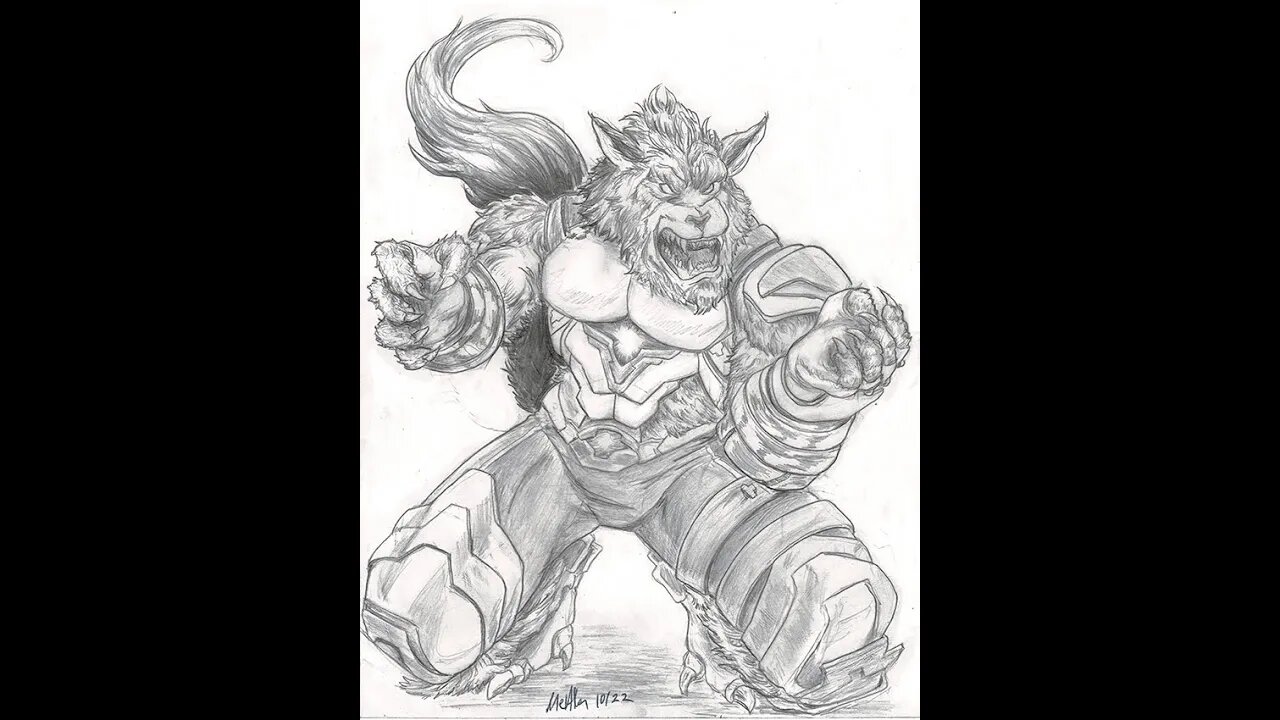SOVEREIGN WOLF! - Special Pencil Drawings for My Backers