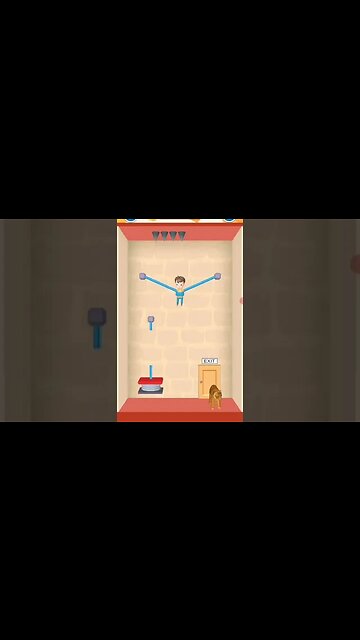 rescue cut rope puzzle 😎 #shorts