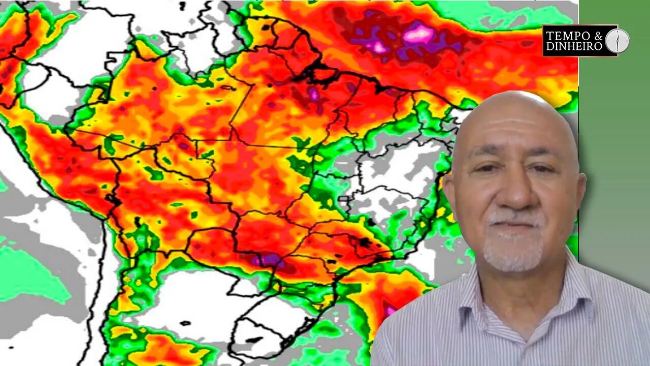 Chuvas intensas no PR, norte de SP e sul de MG