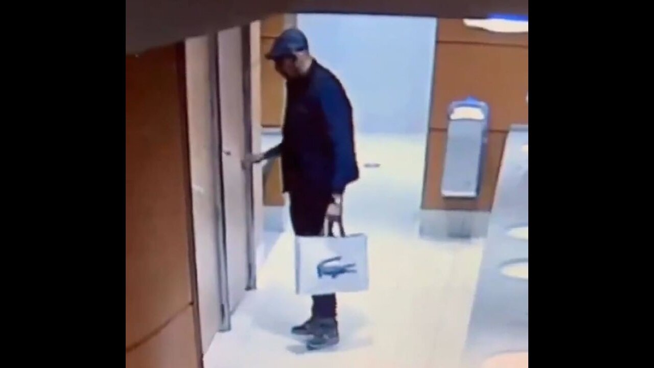 The Moment Before An Algerian Migrant Raped A Mentally Disabled Man At A French Mall Bathroom