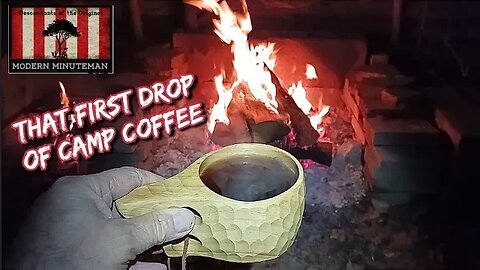 That first drop of camp coffee at my Bushcamp!