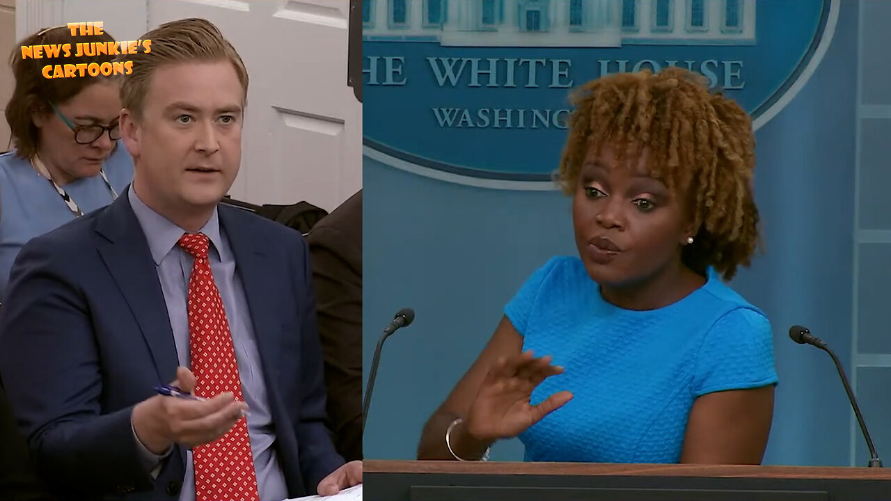 Q: How does Biden explain Biden's silence this week? Biden's Press Sec: "He's not been silent! I'm not gonna speak about, is that somebody's doorbell? Alarm? And I'll speak more broadly... Climate change!"