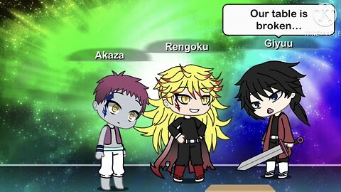 If Demon Slayer Characters Were Actors: “Oh no! Our table!” (Gachaverse) || Arisa Padira ||