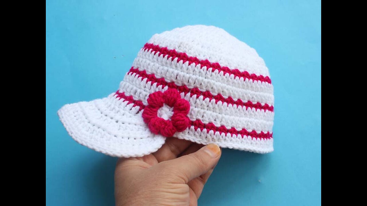 crochet summer cap