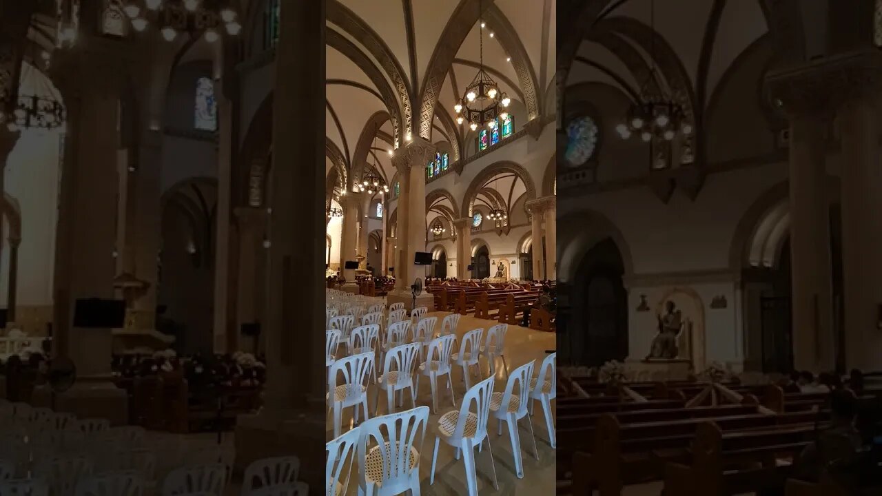 Manila Cathedral Manila Philippines 🇵🇭 #shorts #philippines #manila #cathedral #travel