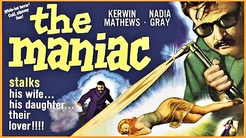 THE MANIAC 1963 Criminally Insane Killer Escapes from a Prison Facility FULL MOVIE HD & W/S