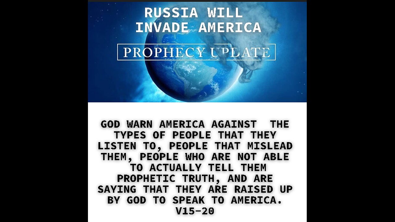 GOD WARN AMERICA AGAINST THE TYPES OF PEOPLE THAT THEY LISTEN TO, PEOPLE THAT MISLEAD THEM, PEOPLE