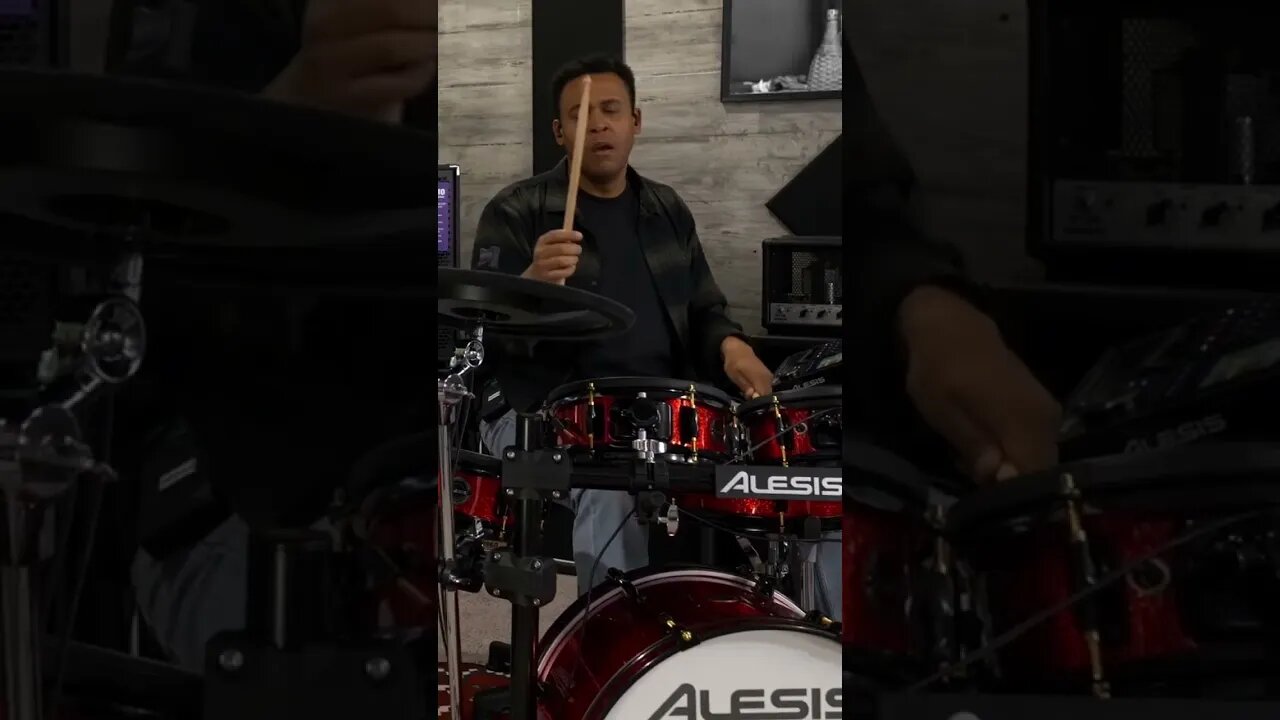 This Alesis Electronic Drum Kit sounds KILLER! #shorts