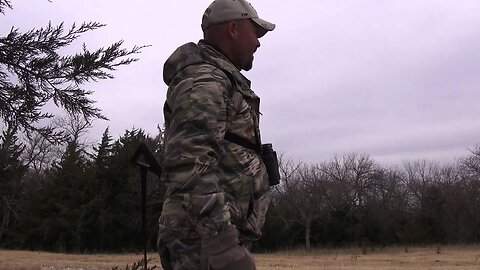 Shooting a called-in bobcat in Kansas!