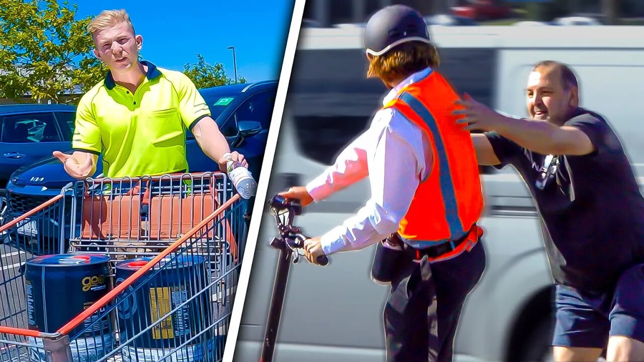 Shopping Cart Police Prank! (COPS CALLED)