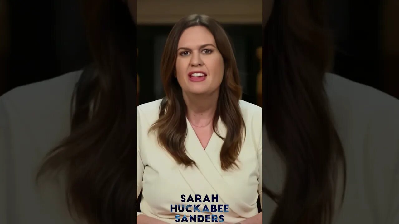 Sarah Huckabee Sanders, I'm The First Woman