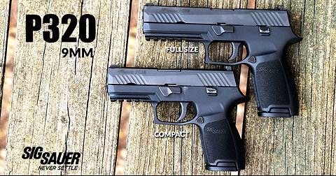 Sig Sauer P320 Compact and Full 9mm