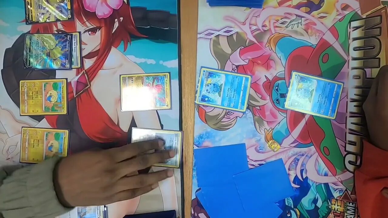 Inteleon VMAX/Radiant Eternatus vs Regieleki VMAX/R. Eternatus at @TheLocalGameStore | Pokémon TCG