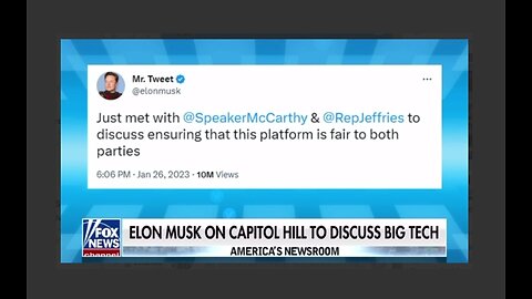 Elon goes to the capital.