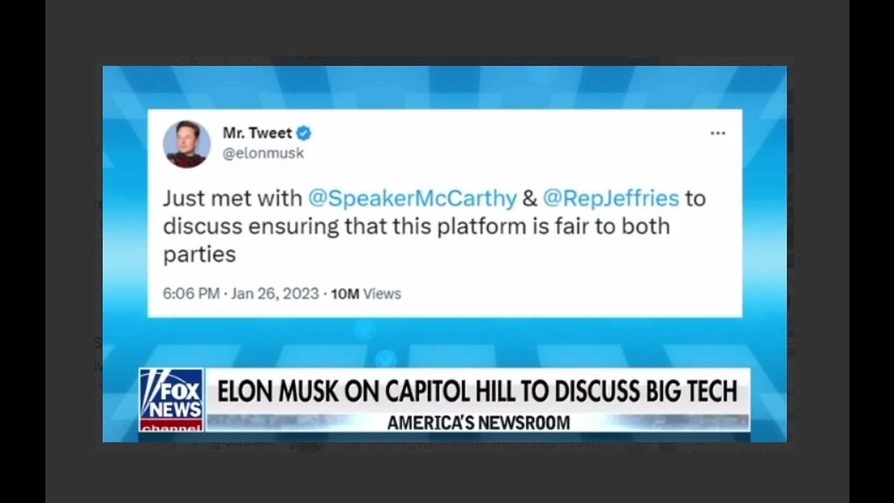 Elon goes to the capital.