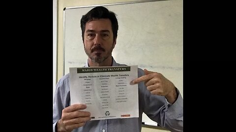 Wealth Transfer - 26 Major Wealth Transfers Cheat Sheet and How To Eliminate Them