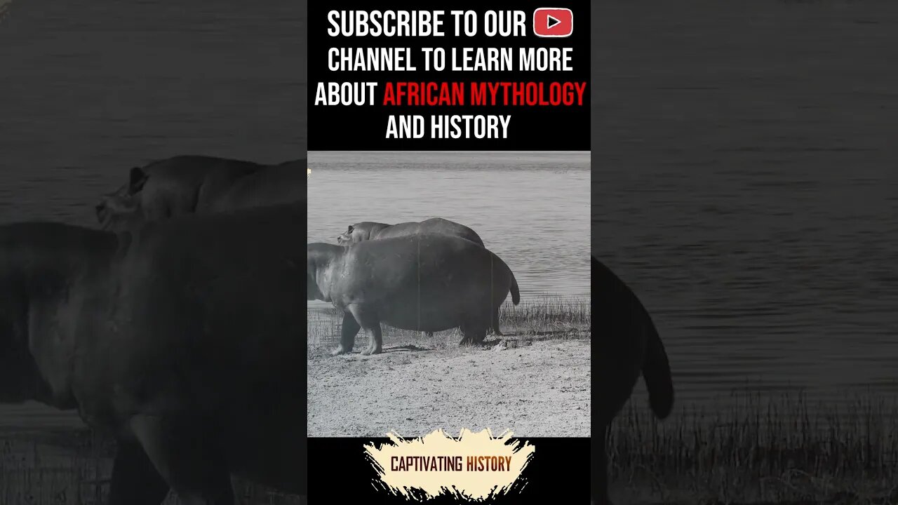 Why Do Hippos Not Eat Fish? (According to this African legend) #shorts