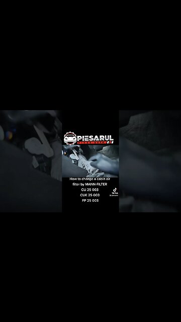 #How to #change a #cabin #air #filter by #MANN-FILTER #CU25003 #CUK25003 #FP25003 #piesarul