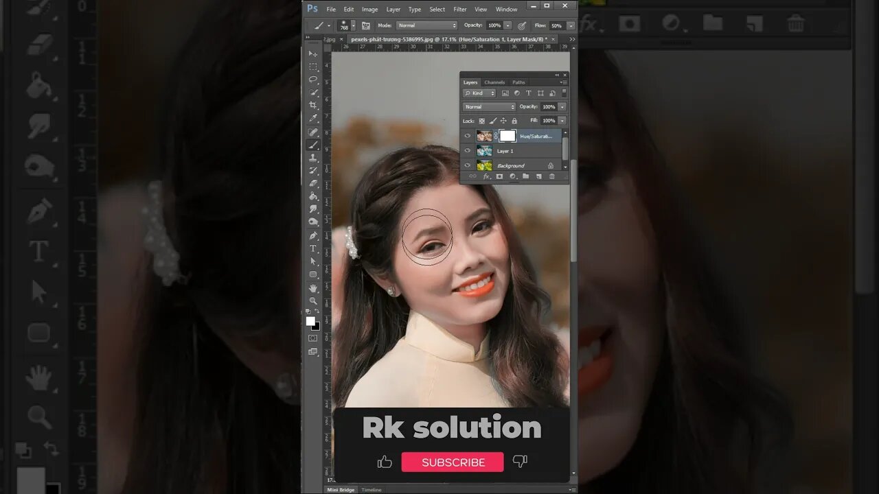 Photo Editing | Color Grading in Photoshop Using Lab Color #photoshop #youtube #shorts