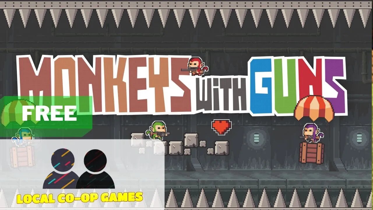 Monkeys with Guns - How to Play Local Versus (Free Game!)