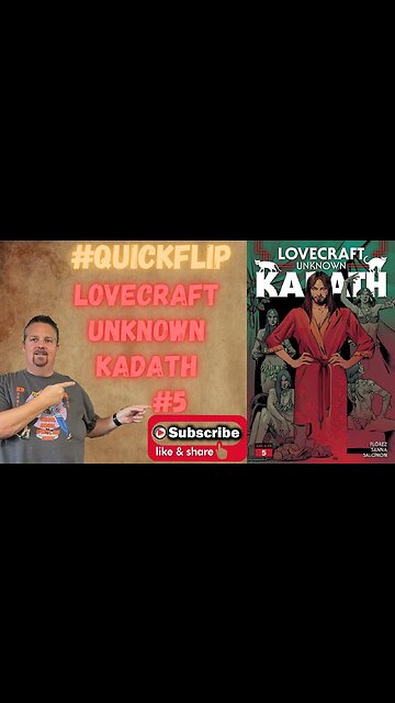 Lovecraft Unknown Kadath #5 Ablaze Comics #QuickFlip Comic Review Florentino Florez,Sanna #shorts