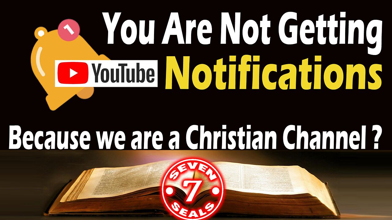 You are not getting Notifications (Because we're a Christian Channel?)