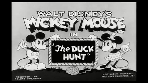 Mickey Mouse - The Duck Hunt (1932)